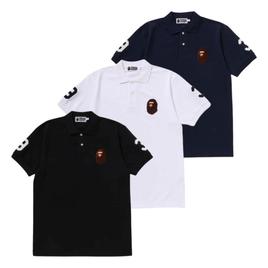 베이프 라지 에이프 헤드 베이펙 폴로 티셔츠 3컬러 1L25112001