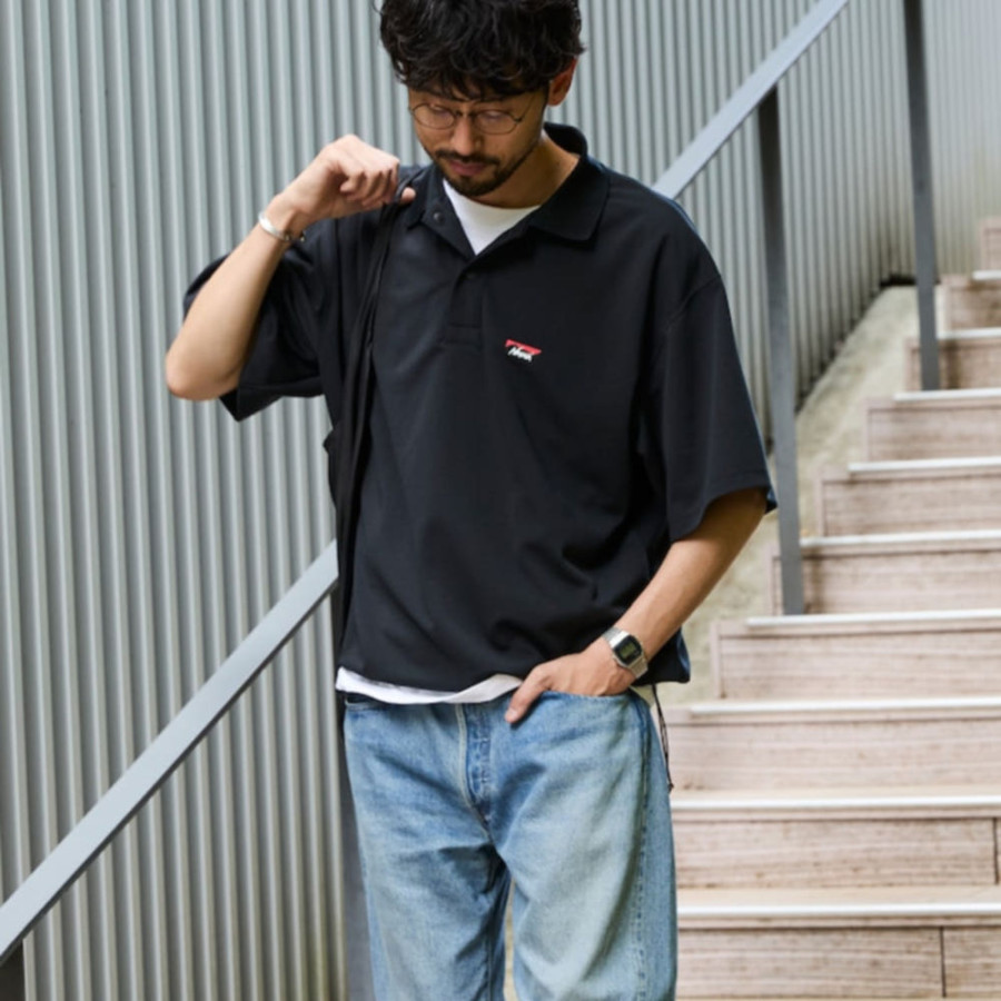 프릭스스토어 별주 난가 neo-PRO 릴렉스핏 스핀들 원포인트 로고 폴로 셔츠 3컬러 1027328800051