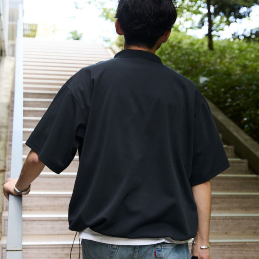 프릭스스토어 별주 난가 neo-PRO 릴렉스핏 스핀들 원포인트 로고 폴로 셔츠 3컬러 1027328800051