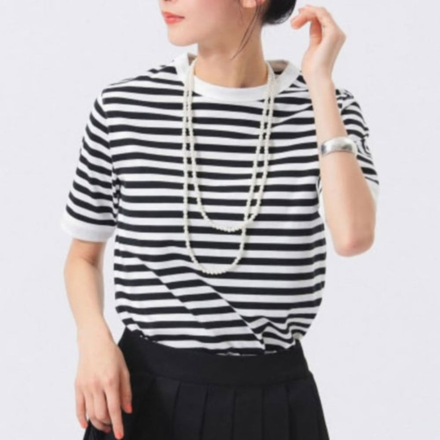 빔즈 보더 바인더 반소매 티셔츠 4컬러 13-04-0293-156