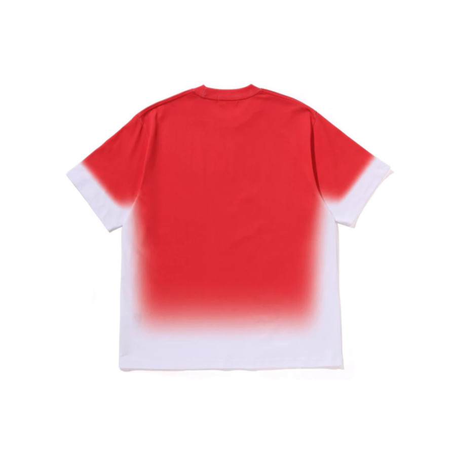 베이프 스프레이 프린트 베이씽 에이프 로고 릴렉스핏 반팔티 3컬러 1L30109347