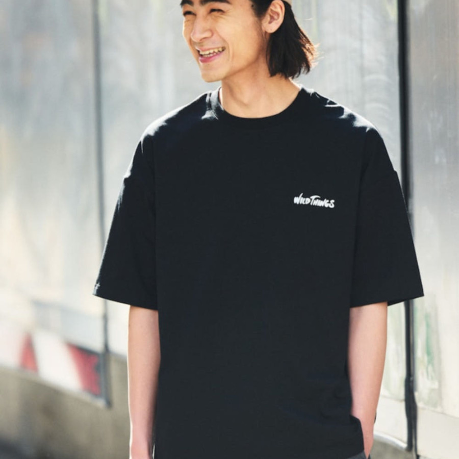 프릭스스토어 별주 WILD THINGS 빅 실루엣 타이거 모티브 백 프린트 티셔츠 4컬러 1226319600142