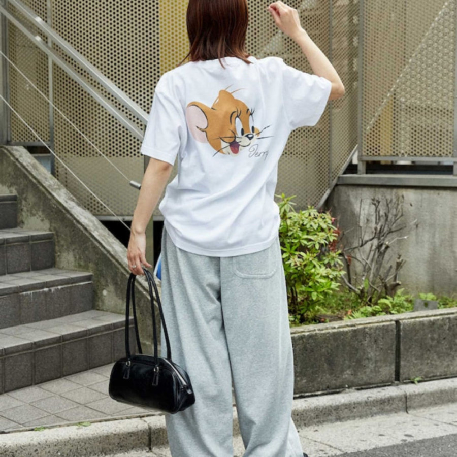 프릭스스토어 Tom and Jerry 백 페이스 프린트 티셔츠 2컬러 1121248901516