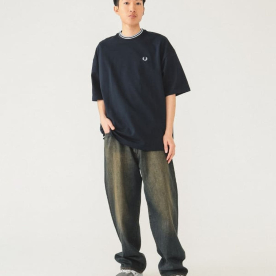 빔즈 별주 프레드페리 오버사이즈 피케 티셔츠 3컬러 11-04-1385-060