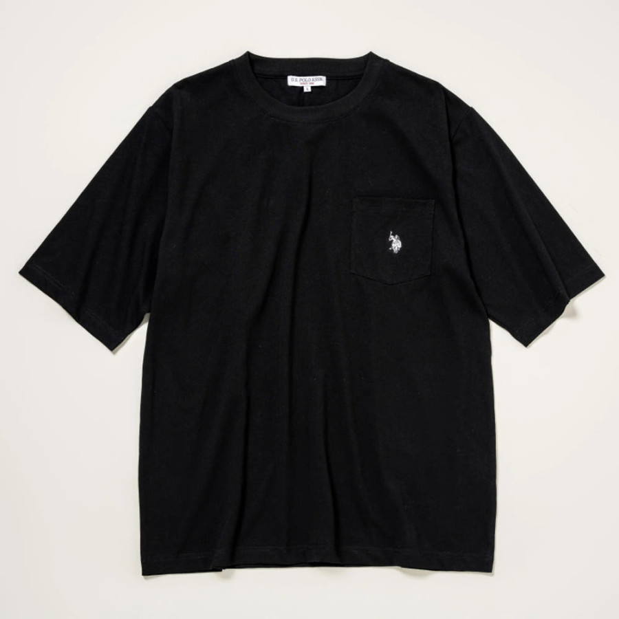 U.S. POLO ASSN. 유에스폴로에센 더블홀스맨 자수 반팔티 4컬러 PLM52257