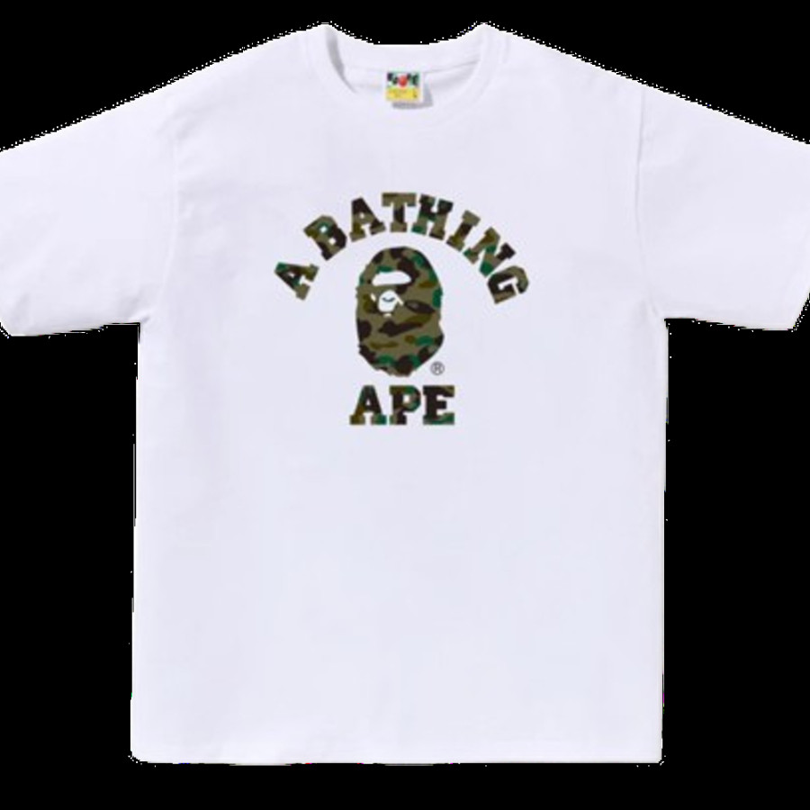 베이프 1ST 카모 칼리지 티셔츠 6컬러 1L30110012