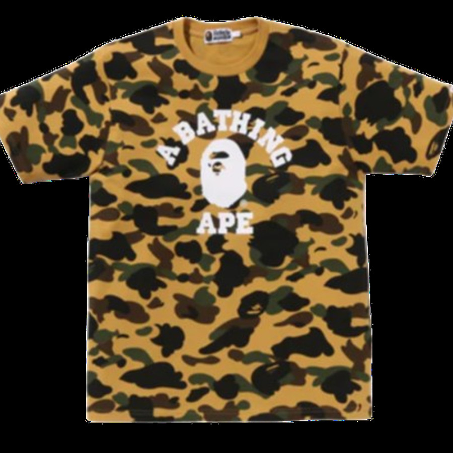 베이프 1ST 카모 칼리지 티셔츠 3컬러 1L30109010