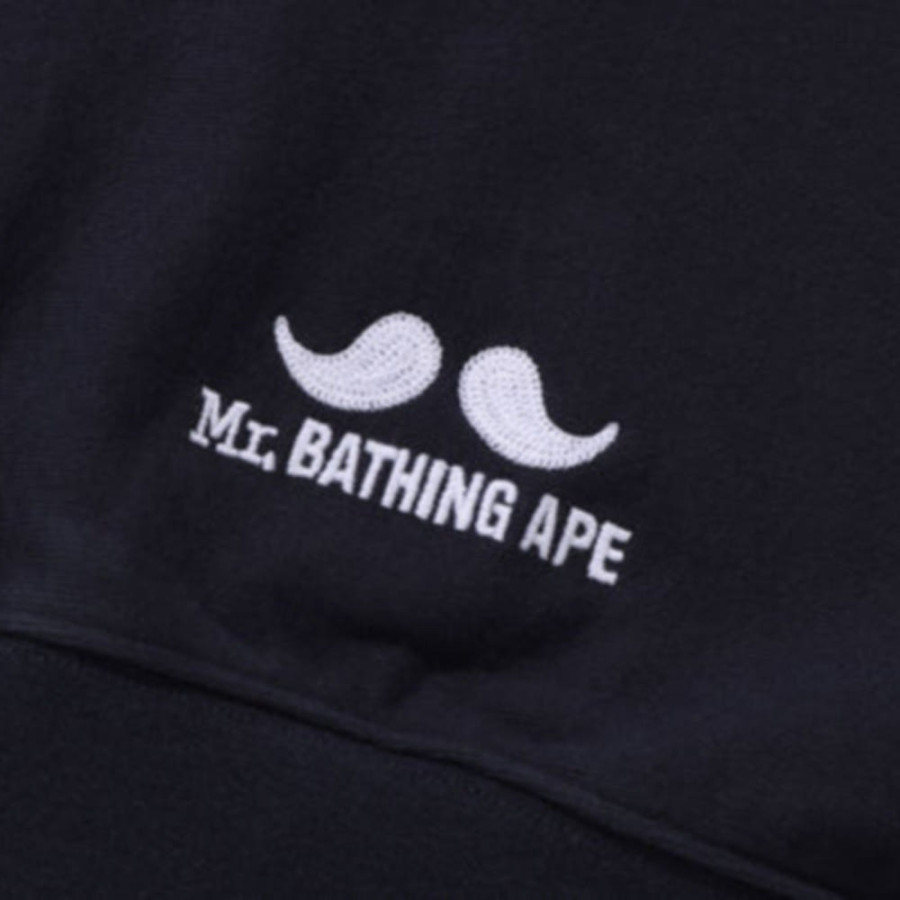 베이프 하프 지퍼 풀오버 스웨트 셔츠1 2컬러 7L30113303