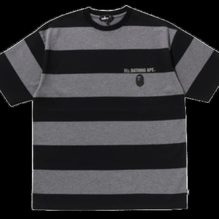 베이프 스트라이프 프린트 티셔츠4 2컬러 7L30109305