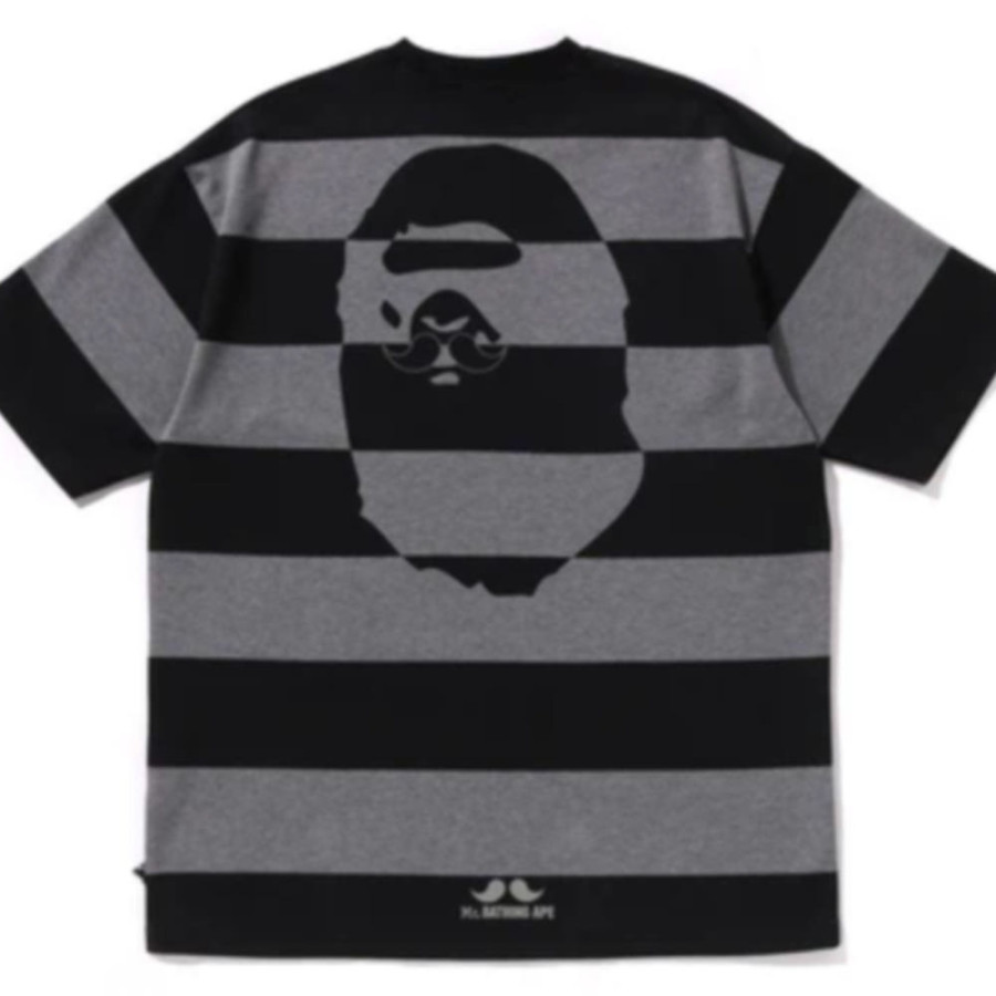 베이프 스트라이프 프린트 티셔츠4 2컬러 7L30109305