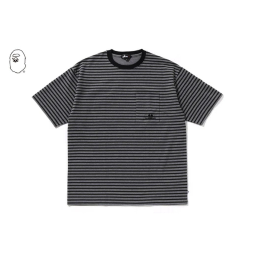 베이프 스트라이프 티셔츠 1 2컬러 7L30109302