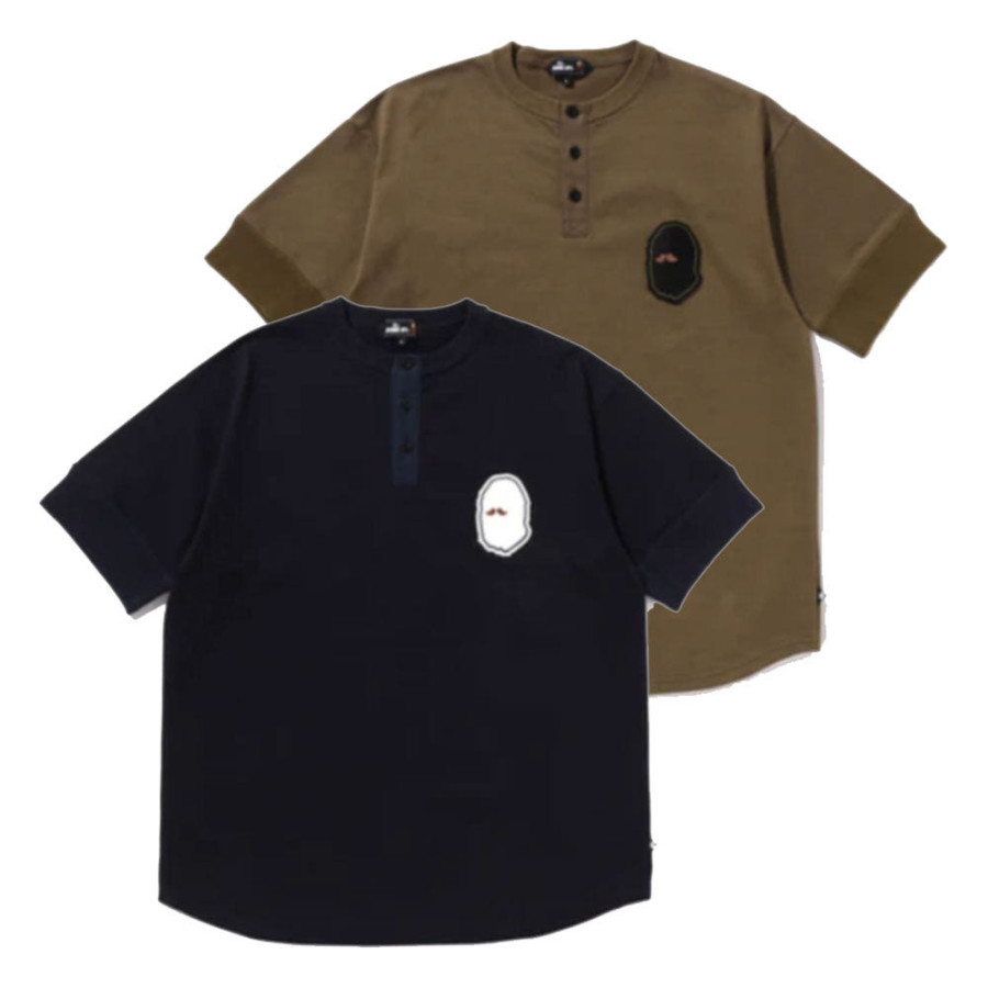 베이프 밀리터리 프린트 티셔츠 2컬러 7L30109308