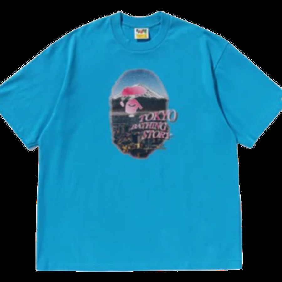 베이프 시티스케이프 에이프 헤드 릴렉스핏 티셔츠 3컬러 1L30110336