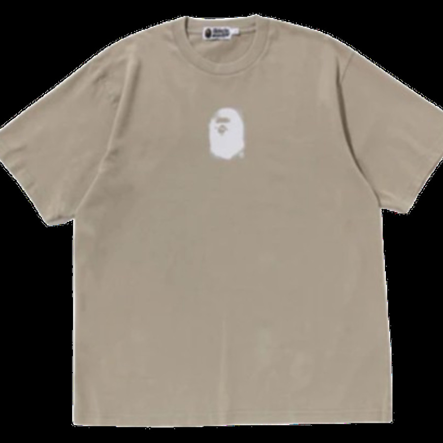 베이프 피그먼트 프린트 에이프 헤드 릴렉스 핏 티셔츠 3컬러 1L30109307