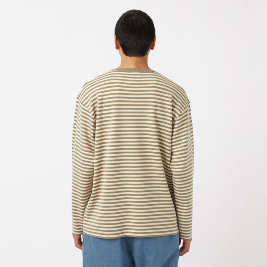 나나미카 X 바토너 32G 스무스 울 크루넥 티셔츠 2컬러 O24FJ017