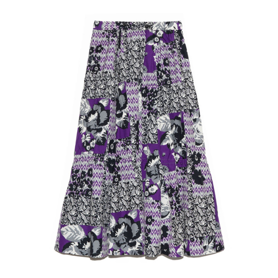 노스페이스 퍼플라벨 플라워 프린트 필드 레이어드 스커트 2컬러 N25SE072