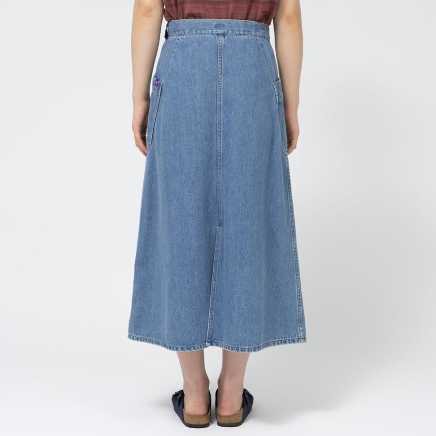 노스페이스 퍼플라벨 데님 필드 스커트 2컬러 N25SE109