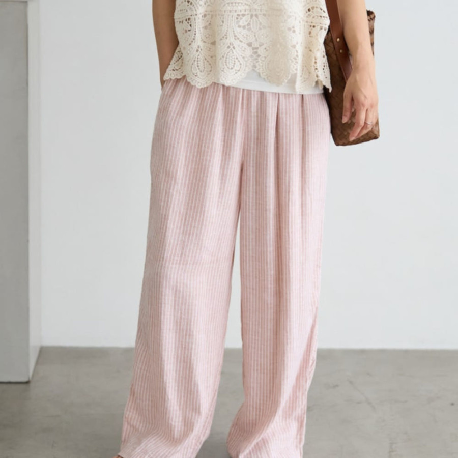 프릭스스토어 셋업가능 린넨 블렌드 와이드 이지 팬츠 7컬러 1142248903791