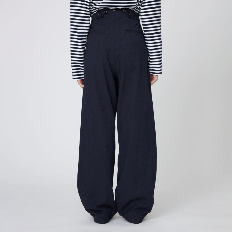 나나미카 여성 울 코튼 크레페 팬츠 2컬러 S25SC059