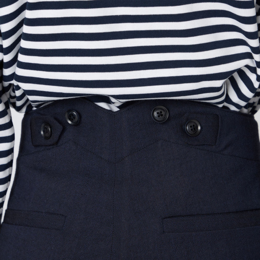 나나미카 여성 울 코튼 크레페 팬츠 2컬러 S25SC059