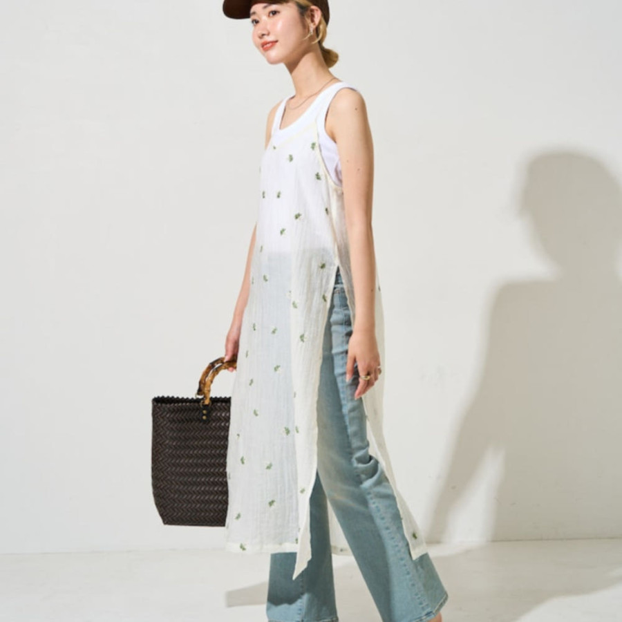 프릭스스토어 시아 잔꽃무늬 자수 캐미 원피스 2컬러 1314248900877