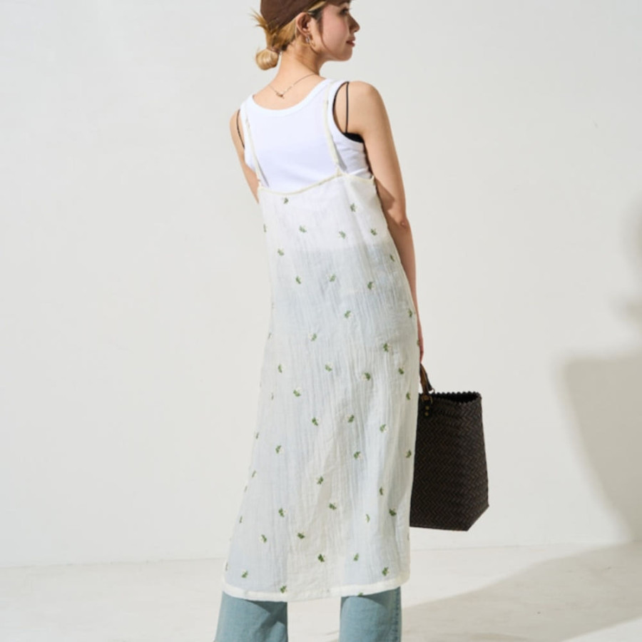 프릭스스토어 시아 잔꽃무늬 자수 캐미 원피스 2컬러 1314248900877