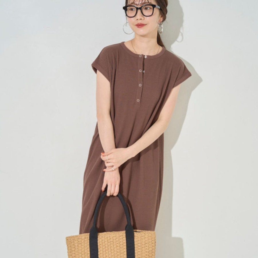 프릭스스토어 헨리 버튼 프렌치 슬리브 원피스 5컬러 1315248900118