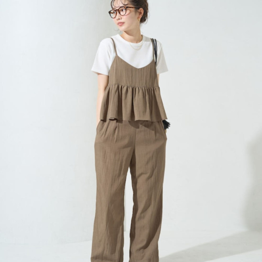 프릭스스토어 와셔 가공 캐미 팬츠 투피스 6컬러 1342248901194