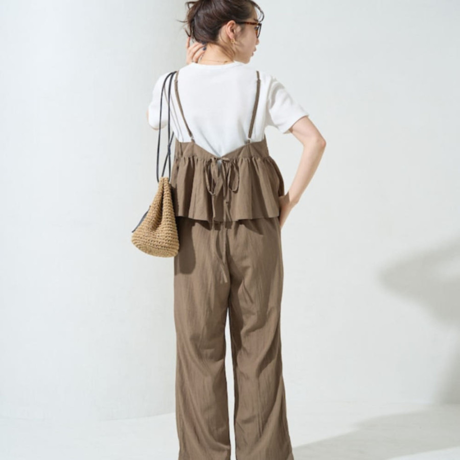 프릭스스토어 와셔 가공 캐미 팬츠 투피스 6컬러 1342248901194