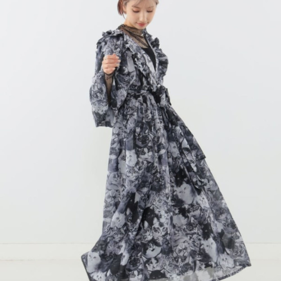 빔즈 mmts X unoa 쉬폰 드레스 원피스 2컬러 16-26-0017-438