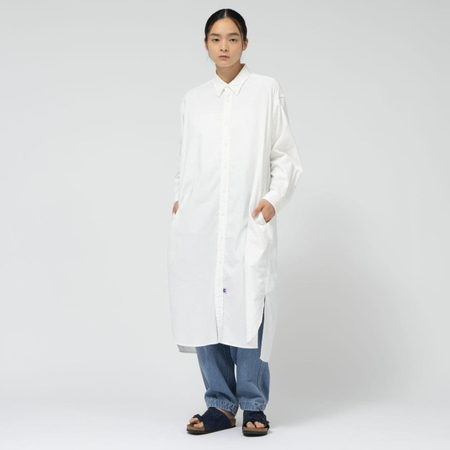 노스페이스 퍼플라벨 버튼 다운 필드 셔츠 드레스 3컬러 N24FF064