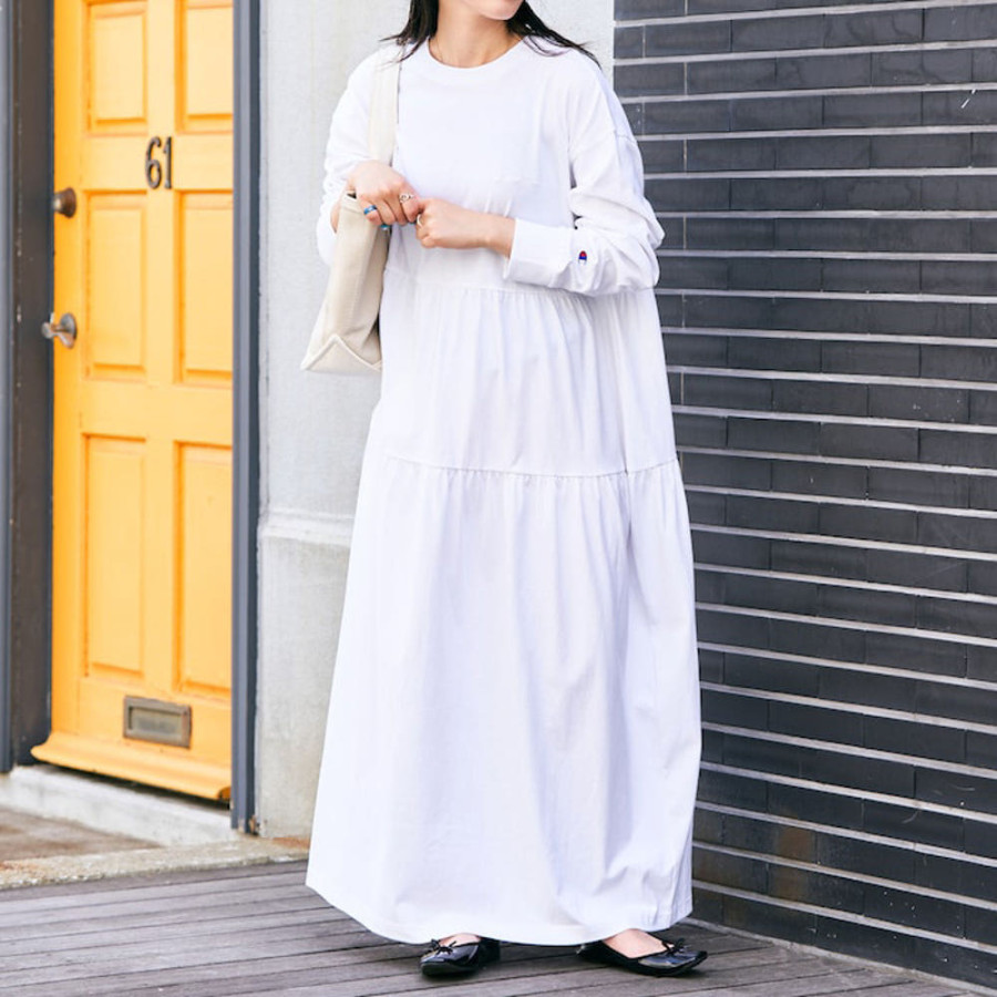 프릭스스토어 Champion 별주 롱 슬리브 원피스 6컬러 1316181200023