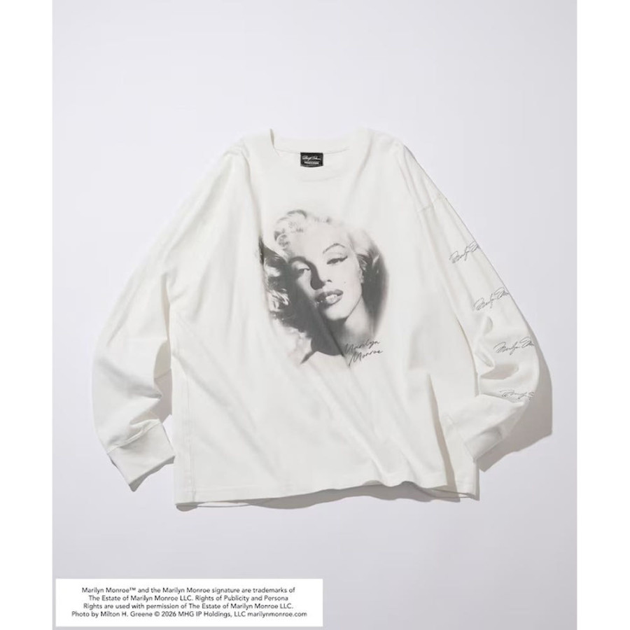 프릭스스토어 별주 마릴린 먼로 L/S 컷소 Glamour 긴팔 티셔츠 2컬러 1021248901231