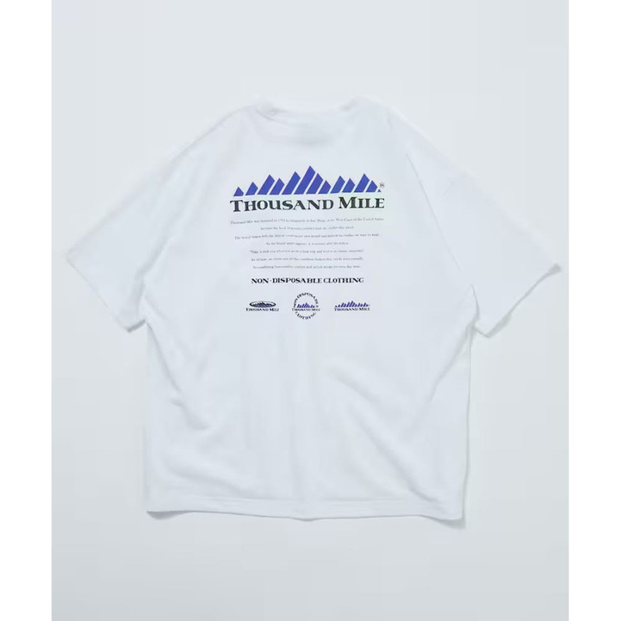 프릭스스토어 사우전드마일 별주 백프린트 히스토리 로고 반팔 티셔츠 4컬러 1226132800033