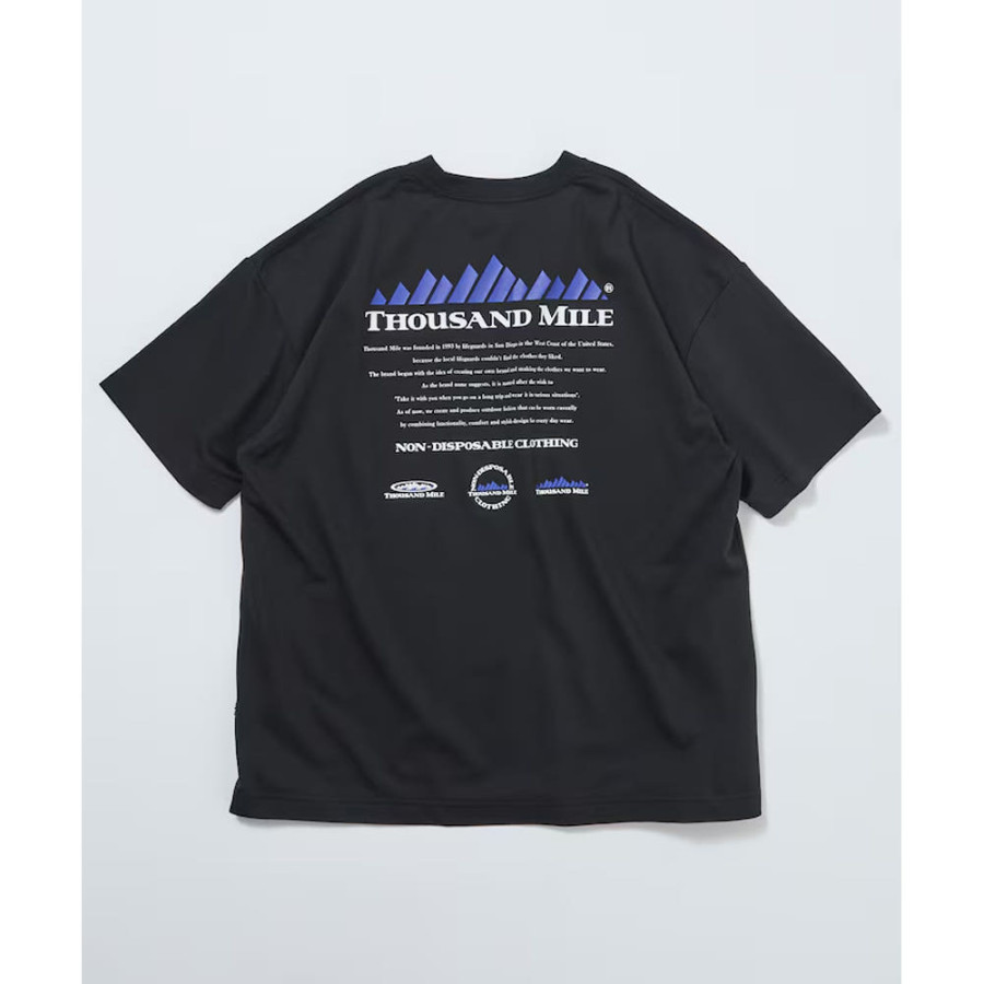 프릭스스토어 사우전드마일 별주 백프린트 히스토리 로고 반팔 티셔츠 4컬러 1226132800033