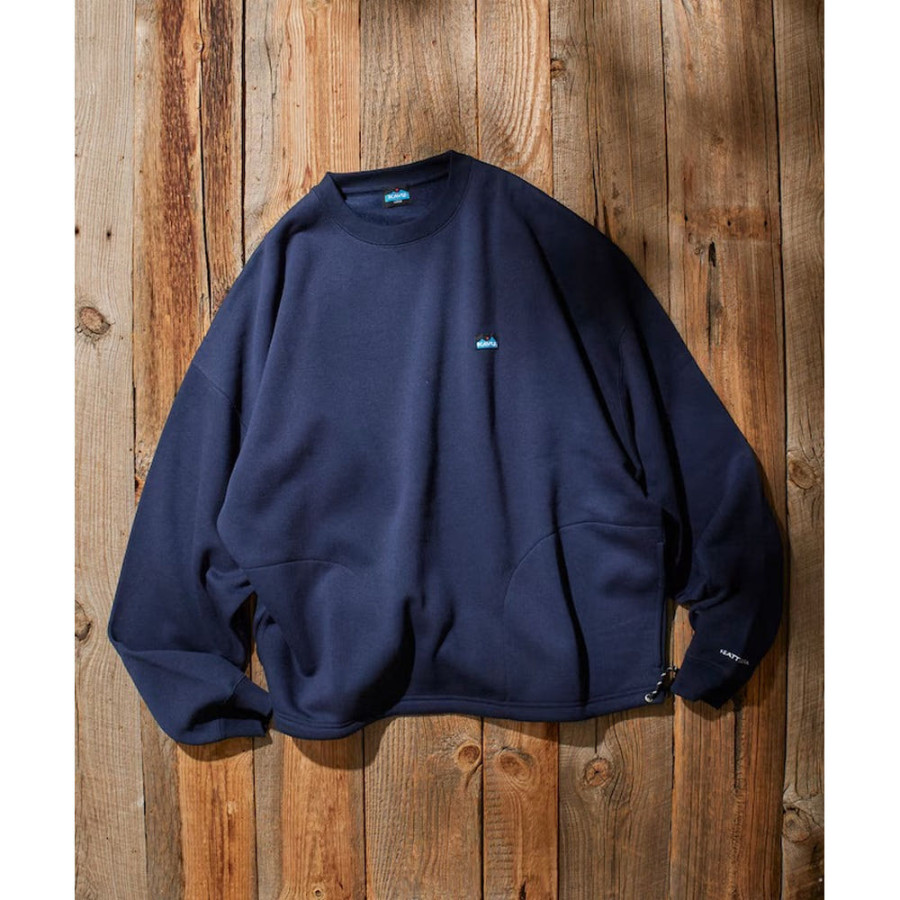 프릭스스토어 카부 별주 릴랙스핏 원포인트 자수 크루넥 스웨트 헴 코드 5컬러 1221105100075