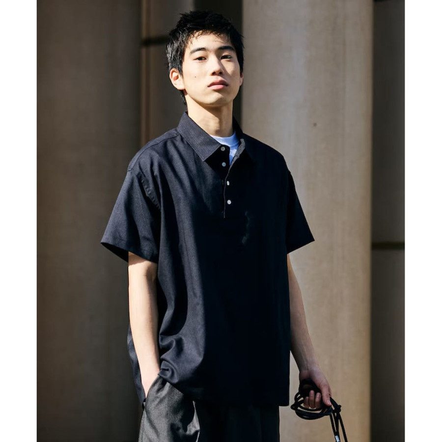 프릭스스토어 릴랙스핏 린넨 믹스 폴로카라 셔츠 3컬러 1207248900046