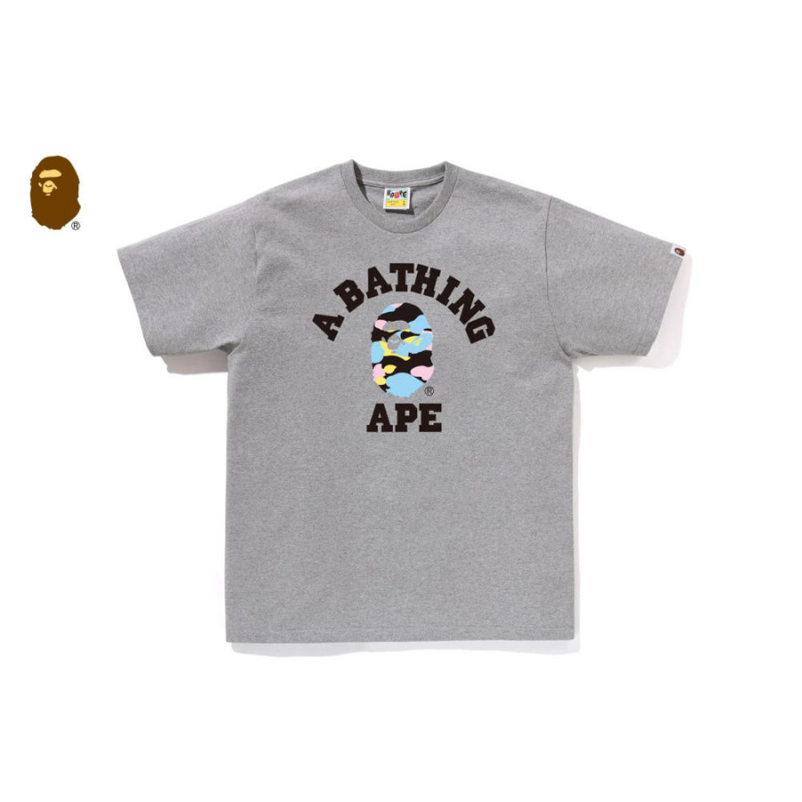 베이프 뉴멀티 카모 컬리지 반팔 티셔츠 4컬러 1M30110025