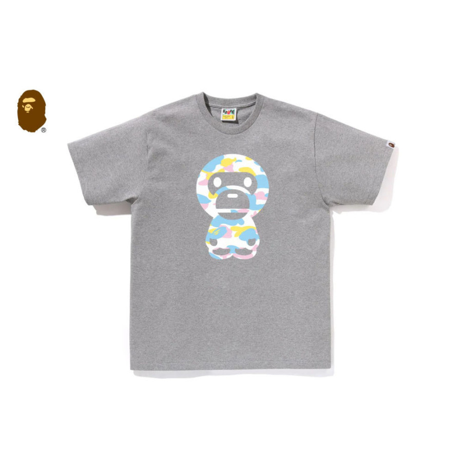 베이프 뉴멀티 카모 빅 베이비 마일로 반팔 티셔츠 4컬러 2M30110009