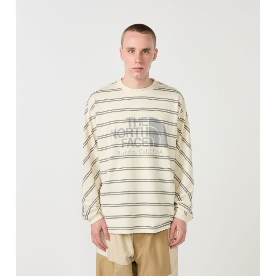노스페이스 퍼플라벨 필드 롱 슬리브 스트라이프 긴팔 티셔츠 3컬러 N26ST027