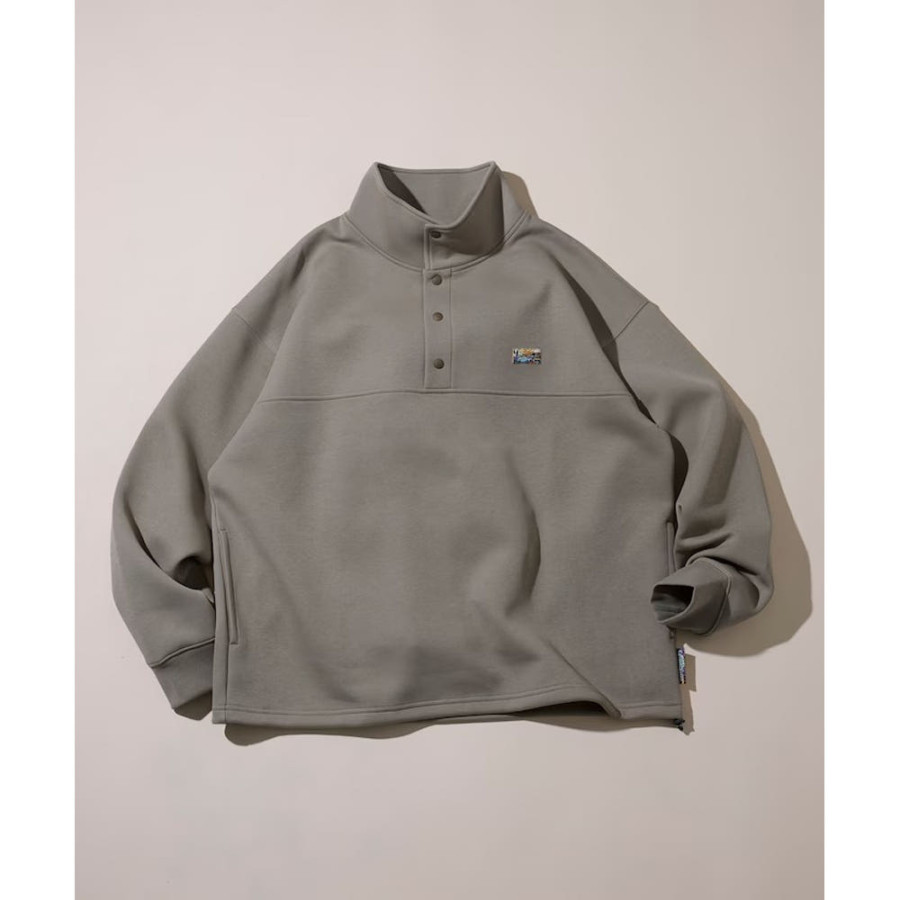 프릭스스토어 빅실루엣 스핀들 박스 원포인트 로고 스냅 버튼 스웨트 8컬러 1023248903157