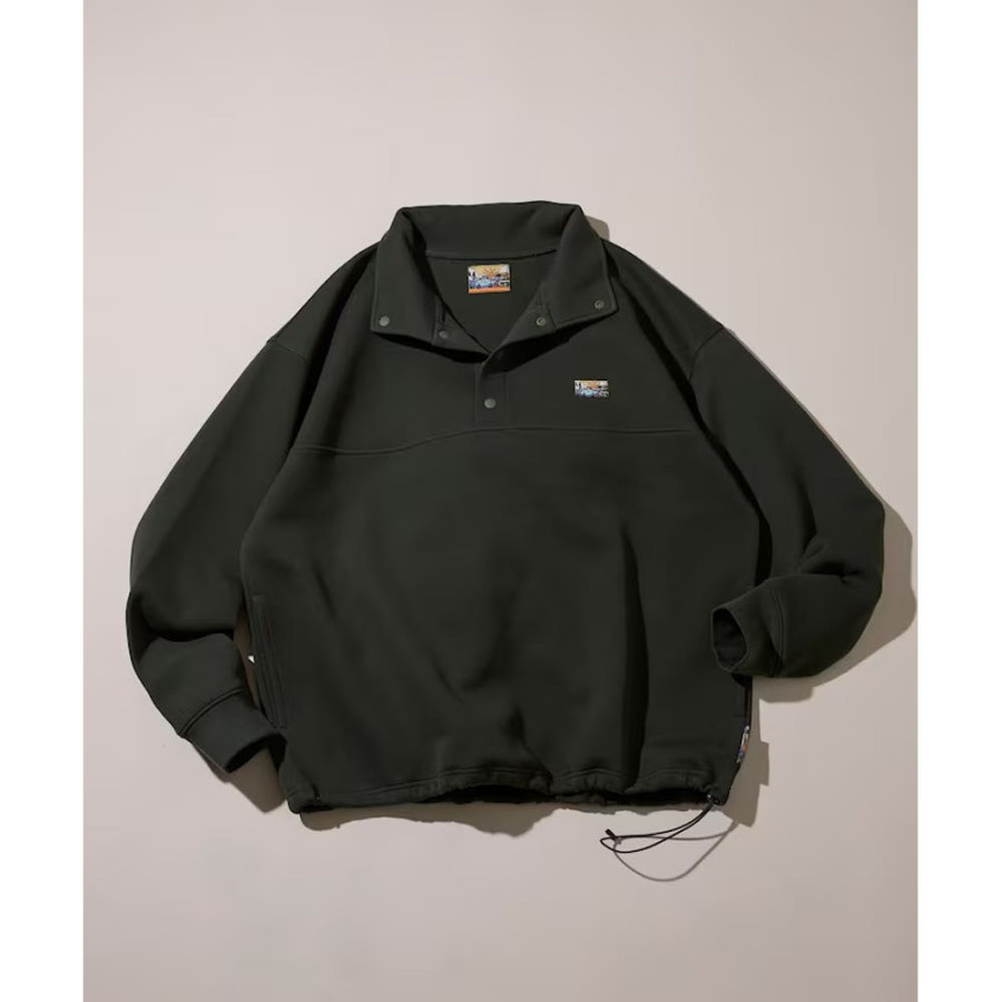 프릭스스토어 빅실루엣 스핀들 박스 원포인트 로고 스냅 버튼 스웨트 8컬러 1023248903157