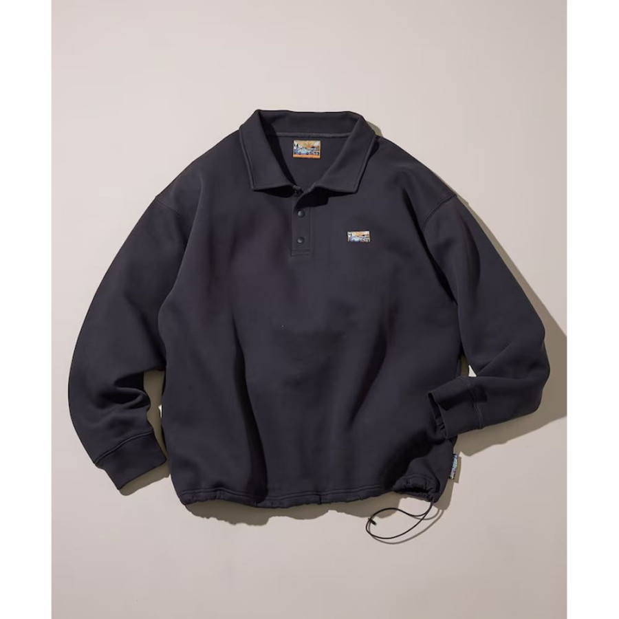 프릭스스토어 빅실루엣 스핀들 박스 원포인트 로고 폴로 카라 스웨트 8컬러 1023248903156