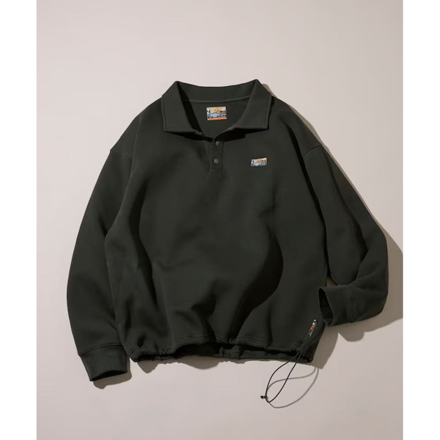 프릭스스토어 빅실루엣 스핀들 박스 원포인트 로고 폴로 카라 스웨트 8컬러 1023248903156