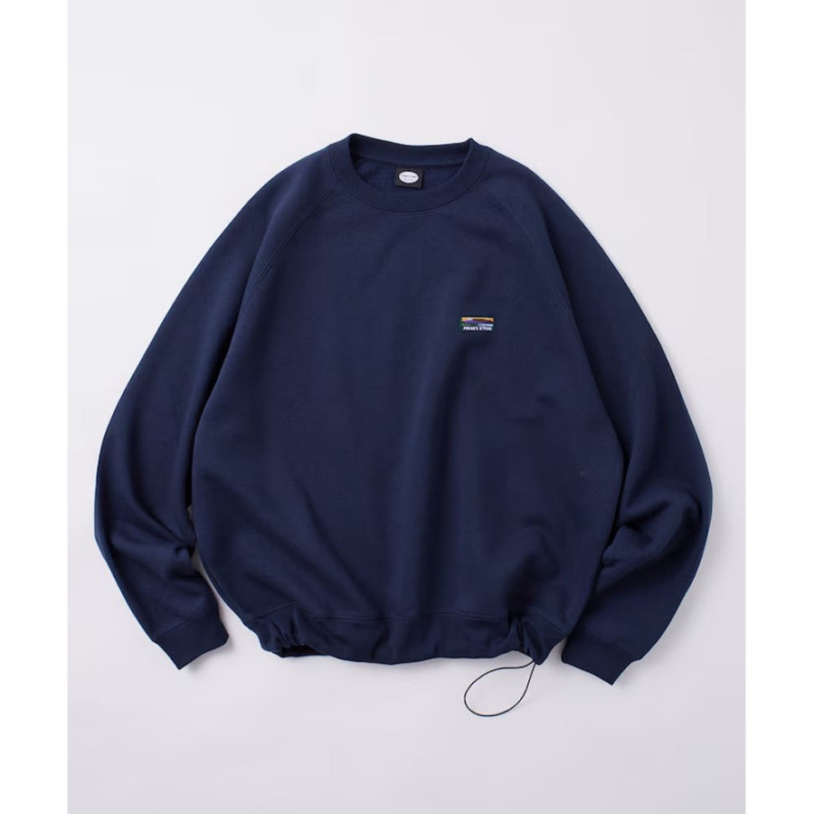 프릭스스토어 빅실루엣 원포인트 로고 라글란 슬리브 스핀들 스웨트 5컬러 1223248901264