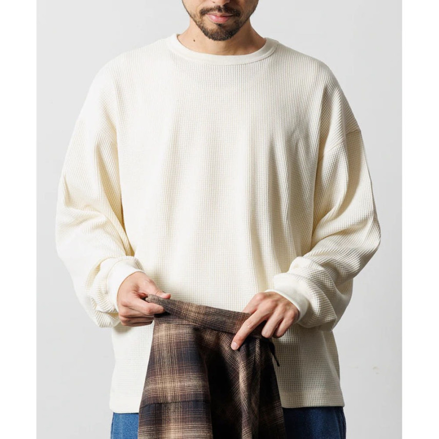 프릭스스토어 빅실루엣 롱슬리브 와플 서멀 L/S 티셔츠 3컬러 1220248900014