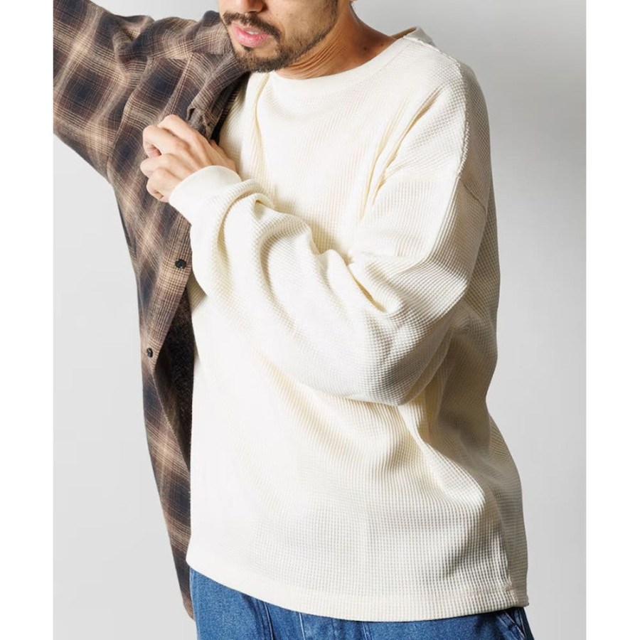 프릭스스토어 빅실루엣 롱슬리브 와플 서멀 L/S 티셔츠 3컬러 1220248900014