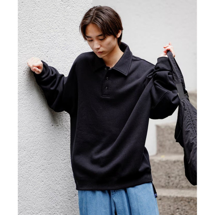 프릭스스토어 릴렉스핏 스핀들 폴로 카라 스웨트 헴코드 4컬러 1223248901269