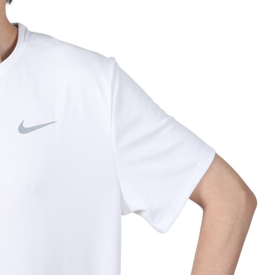 나이키 드라이핏 UV 마일러 반소매 러닝 탑 화이트 DV9316-100