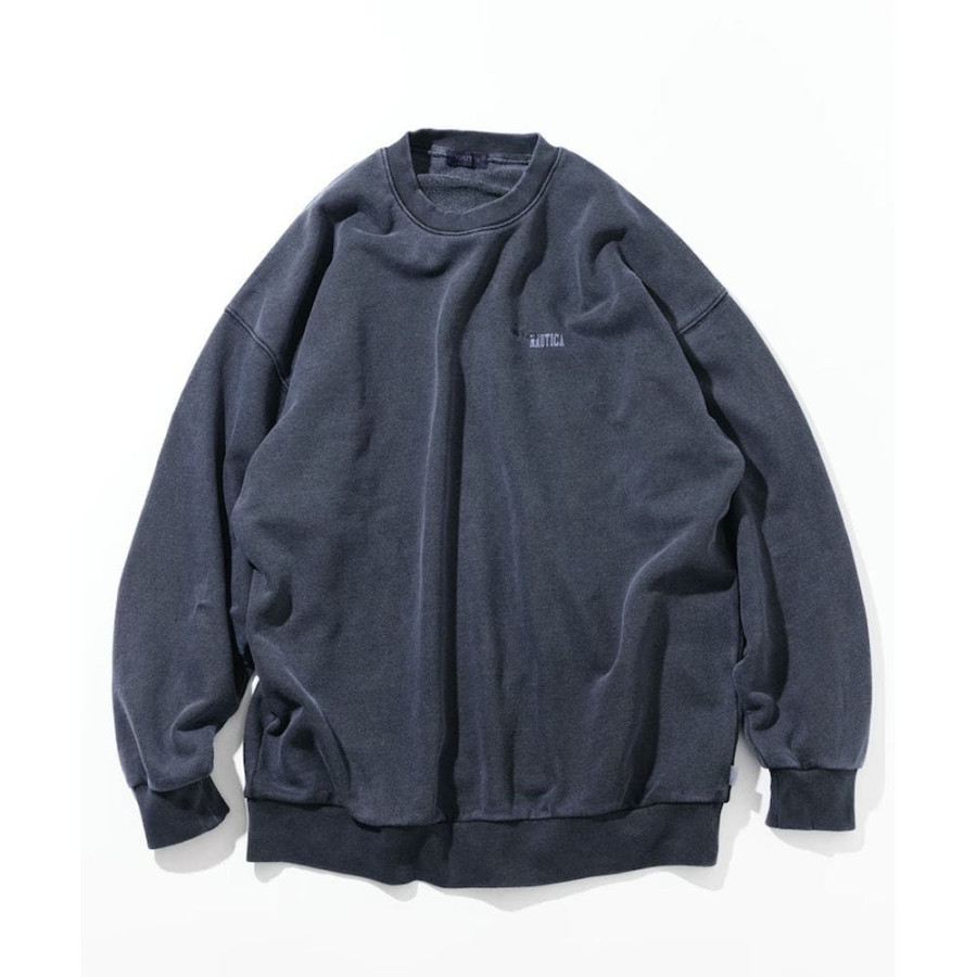 프릭스스토어 노티카 피그먼트 가공 히든 로고 크루넥 스웨트 3컬러 1023207500601